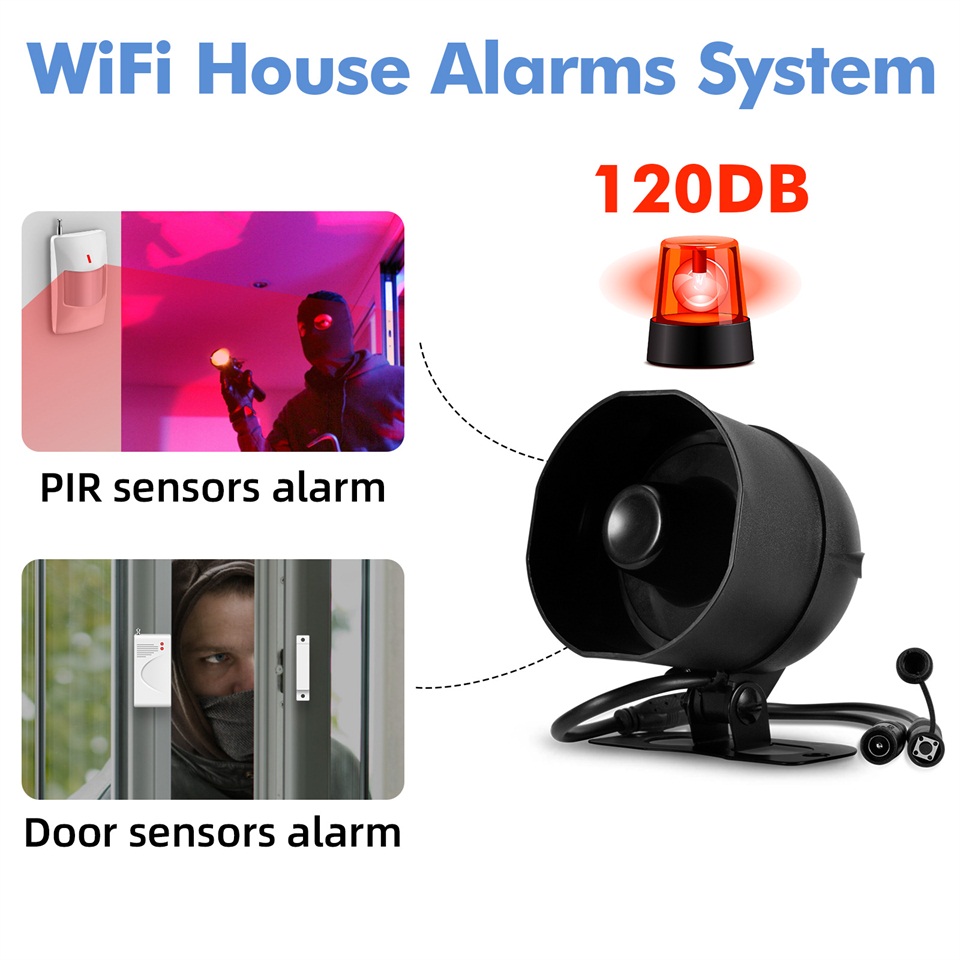 KERUI 120db Siren Alarm System - Home Security Technician recension och pris