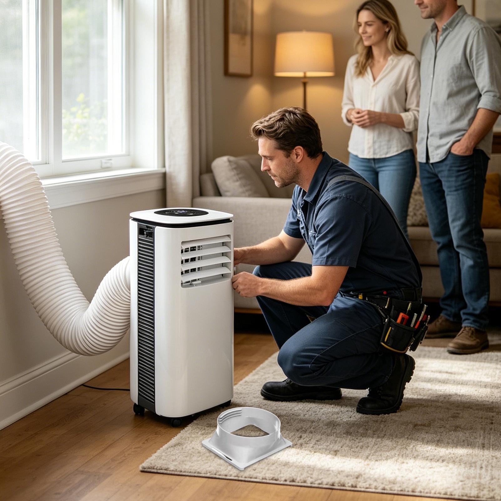 5.9 Inch Square Ac Exhaust Hos - Home Security Youtube recension och pris