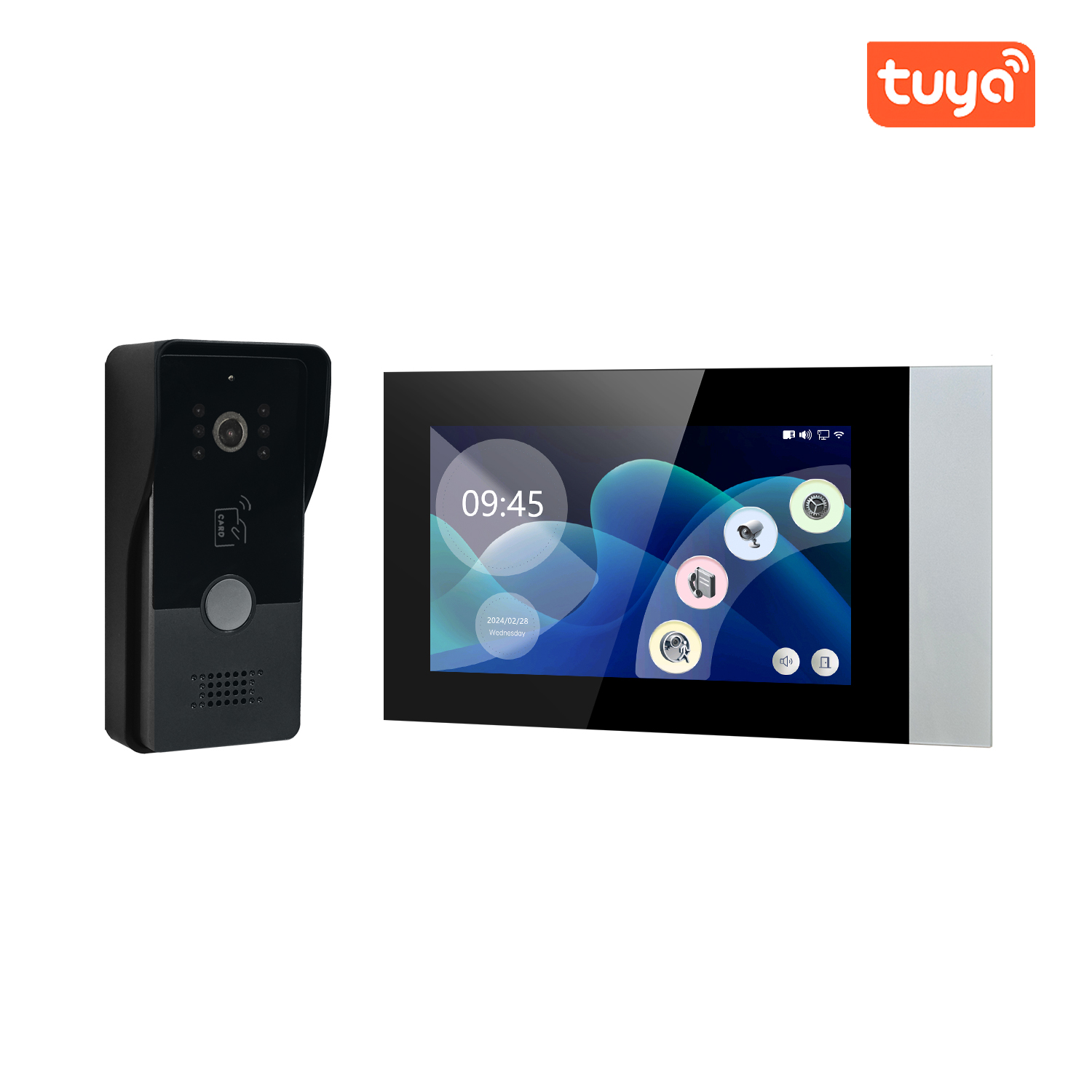 7Inch IPS Screen Tuya Remote C - Home Security Land recension och pris