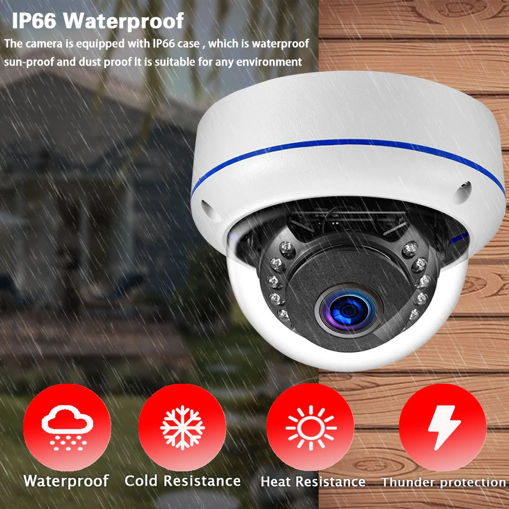Tuya 5MP POE Dome IP Camera Ou - Home Yard Security Cameras recension och pris