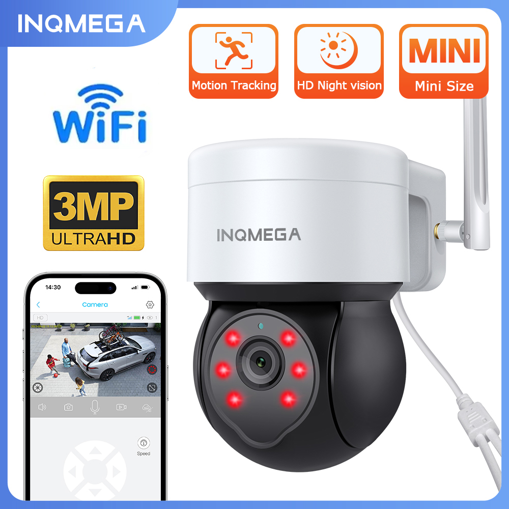 SECTEC 3MP Tuya Outdoor PTZ Ca - Home Yard Security Cameras recension och pris