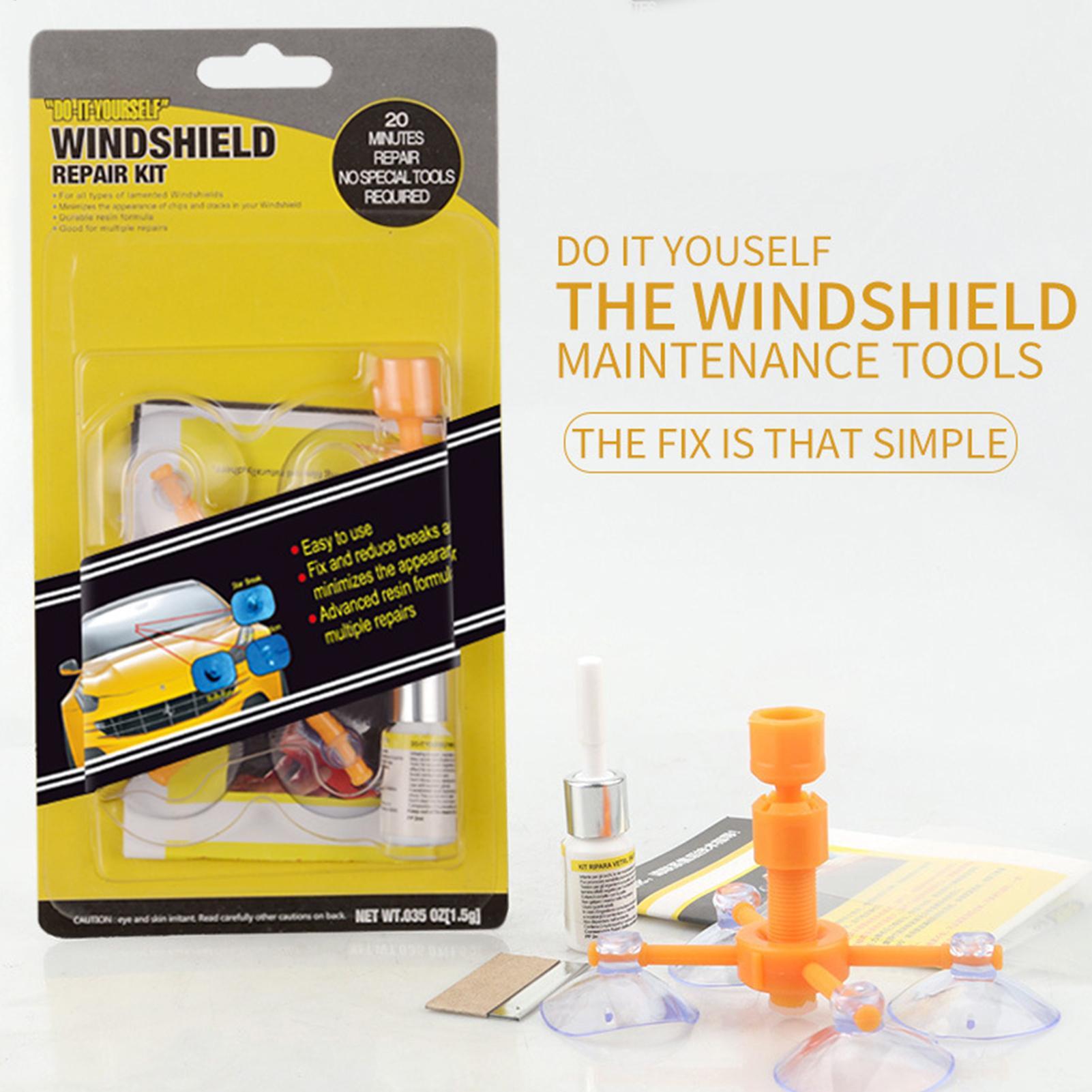 Windshield Repair Kit Car Glas - Glass Break Detector recension och pris