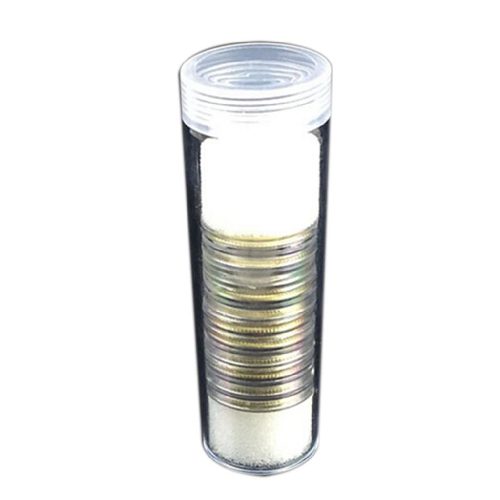 20.5mm Coin Capsule Tube Clear - Home Security Youtube recension och pris