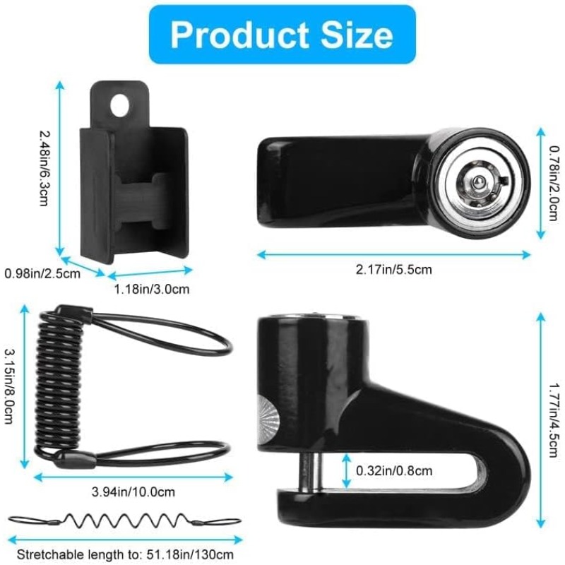 Anti-Theft Lock Disc Brake Loc - Home Security Xiaomi recension och pris