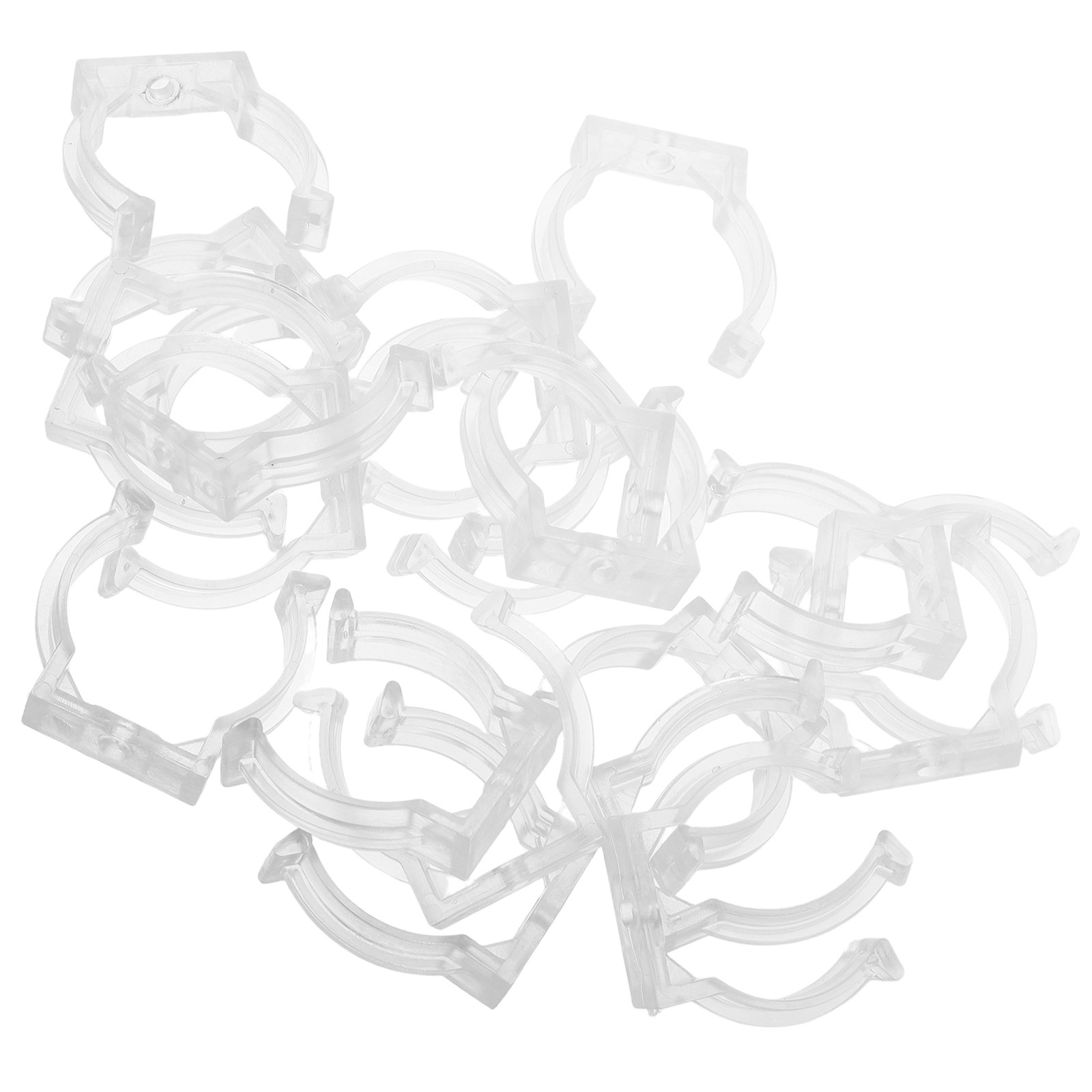 20Pcs Clear Tube Light Clamp f - Home Security Youtube recension och pris