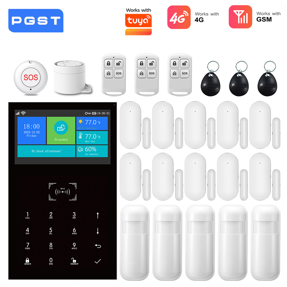 4G GSM WiFi Alarm System Work  - Home Security Technician recension och pris