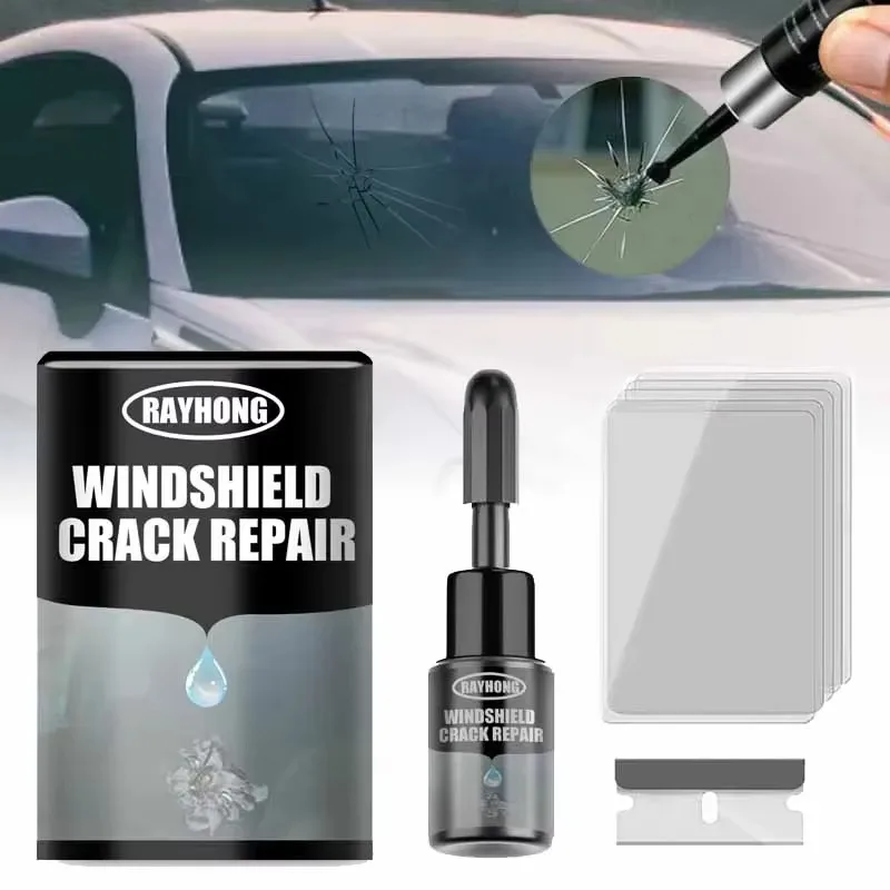 Windshield Crack Repair Fluid  - Glass Break Detector recension och pris